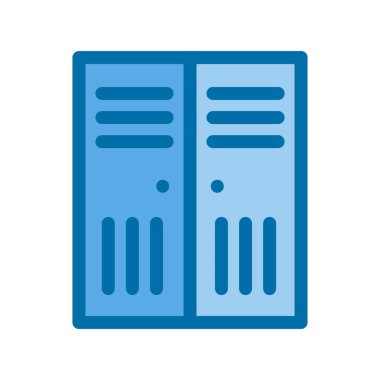 Doldurulmuş Mavi Vektör Simgesi Tasarımı