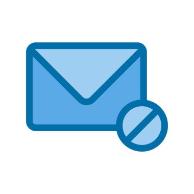  Blok Doldurulmuş Mavi Vektör Simgesi Tasarımı