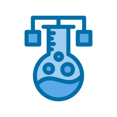 Mavi Vektör Simgesi Tasarımı