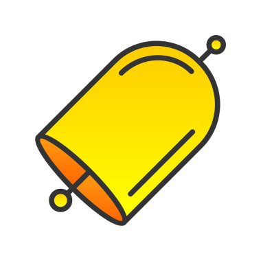 Çan Doldurulmuş Gradyan Vektör Simgesi Tasarımı