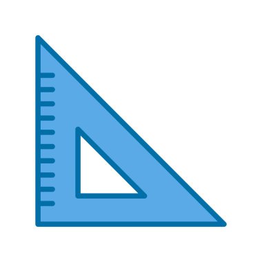 Dolu Mavi Vektör Simgesi Tasarımı Ölçeklendir