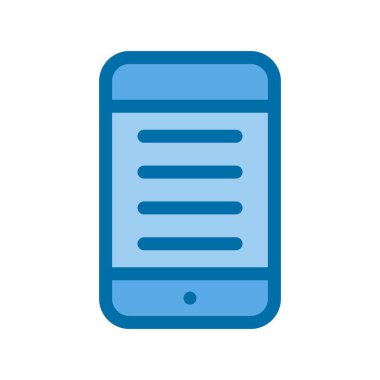 Ebook Mavi Vektör Simgesi Tasarımı