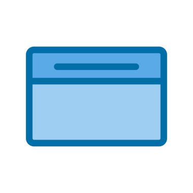 Tarayıcı Mavi Vektör Simgesi Tasarımı