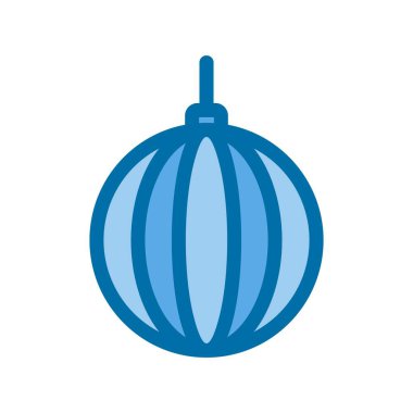 Disko Işığı Mavi Vektör Simgesi Tasarımı