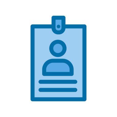 Vip Kartı Mavi Vektör Simgesi Tasarımı