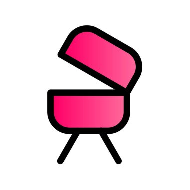 BBQ Gradyan Vektör Simgesi Tasarımı