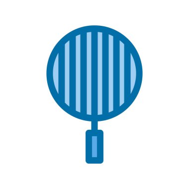  Izgara İçi Mavi Vektör Simgesi Tasarımı