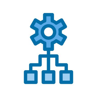 Doldurulmuş Mavi Vektör Simgesi Tasarımı Yönet