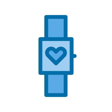 Doldurulmuş Mavi Vektör Simgesi Tasarımı İzle