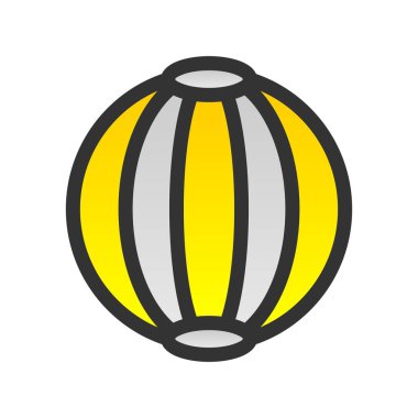 Lamba Doldurulmuş Gradyan Vektör Simgesi Tasarımı