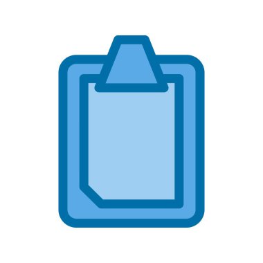 Mavi Vektör Simgesi Tasarımı Dolu Pano