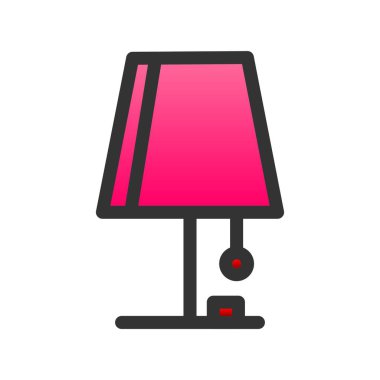 Lamba Doldurulmuş Gradyan Vektör Simgesi Tasarımı