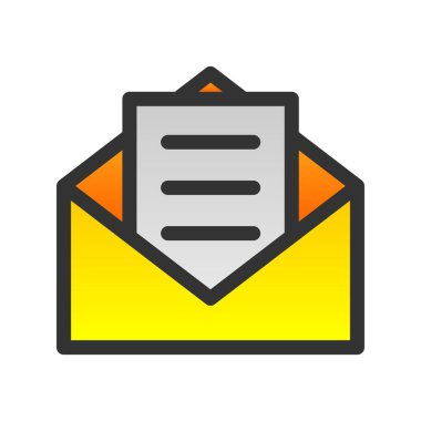 Görev Önerisi Gradyan Vektör Simgesi Tasarımı