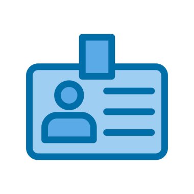 Stajyerlik Mavi Vektör Simgesi Tasarımı