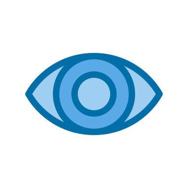 Mavi Vektör Simgesi Tasarımı