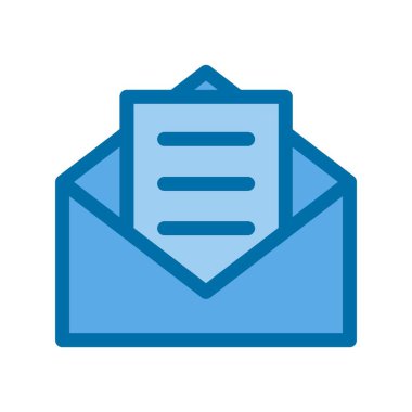 Görev Teklifi Mavi Vektör Simgesi Tasarımı