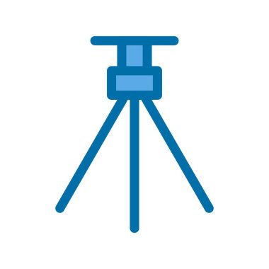 Üçayak Mavi Vektör Simgesi Tasarımı