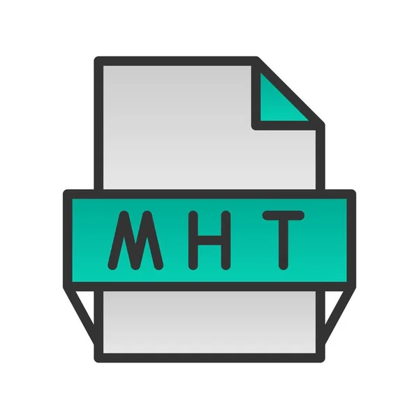 Mht填充梯度矢量图标的设计 — 图库矢量图片
