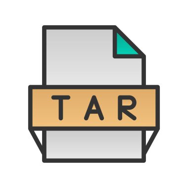 Katran Doldurulmuş Gradyan Vektör Simgesi Tasarımı