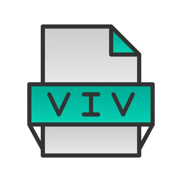 Viv Filled Gradient Vector Icon Design — стоковий вектор