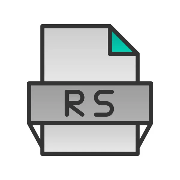 R充填グラデーションベクトルアイコンデザイン — ストックベクタ