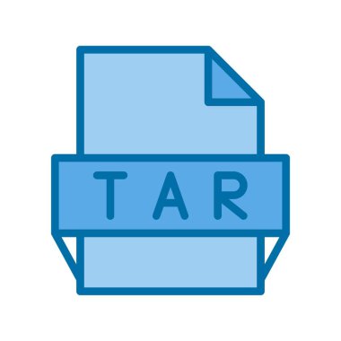 Katran Dolu Mavi Vektör Simgesi Tasarımı