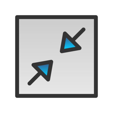 Dolu Gradyan Vektör Simgesi Tasarımına Büyüt