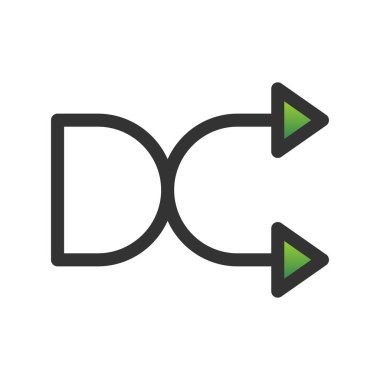 Hız Doldurulmuş Gradyan Vektör Simgesi Tasarımı