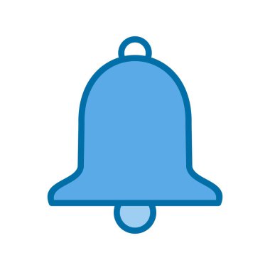 Bell Mavi Vektör Simgesi Tasarımı