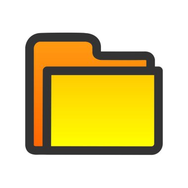 Dizin Doldurulmuş Gradyan Vektör Simgesi Tasarımı