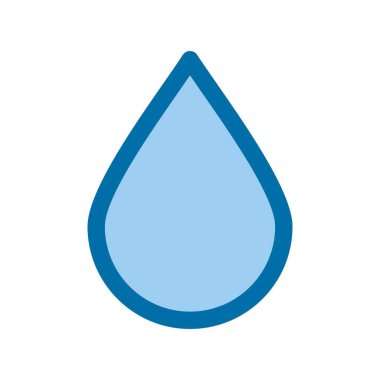 İçi Dolu Mavi Vektör Simgesi Tasarımı