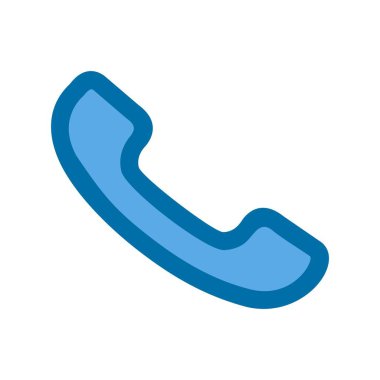 Doldurulmuş Mavi Vektör Simgesi Tasarımı Çağrısı