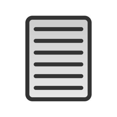 Dosya Doldurulmuş Gradyan Vektör Simgesi Tasarımı