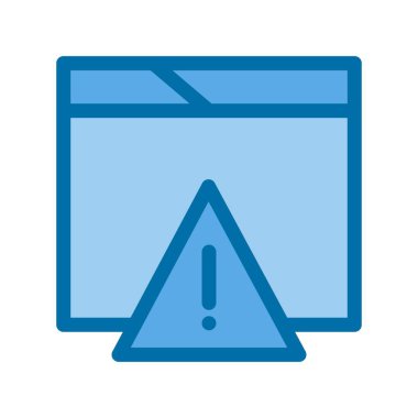 Mavi Vektör Simgesi Tasarımı