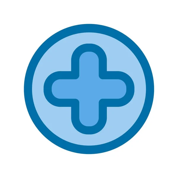 Filled Blue Vector Icon Design — Stock Vector