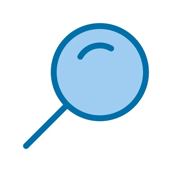 Rechercher Rempli Icône Bleue Icônes Vecteur — Image vectorielle