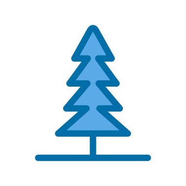 Ağaç İçi Mavi Vektör Simgesi Tasarımı