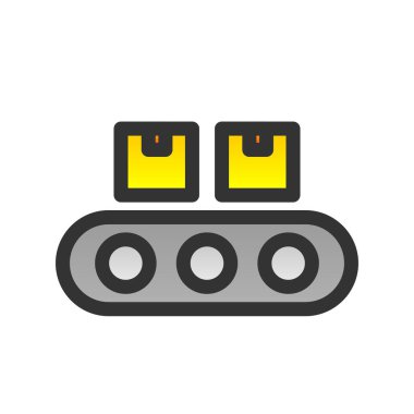 Taşıyıcı Gradyan Vektör Simgesi Tasarımı