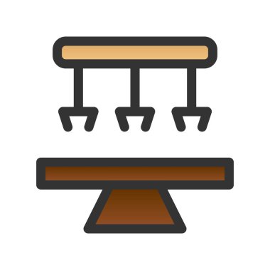 Robotik Cerrahi Gradyan Vektör Simgesi Tasarımı