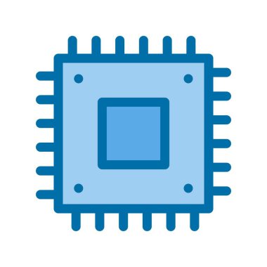 Mavi Vektör Simgesi Tasarımı