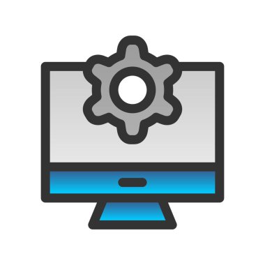 Doldurulmuş Gradyan Vektör Simgesi Tasarımı Ayarlanıyor