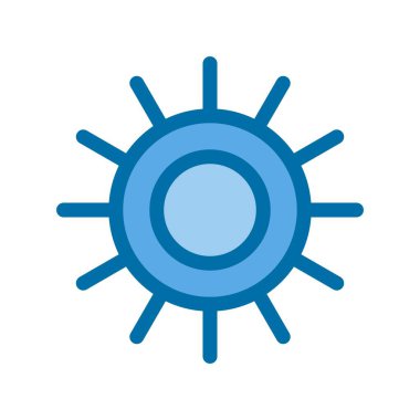  Parlaklık Mavi Vektör Simgesi Tasarımı