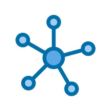 Oyun yastığı Mavi Vektör Simgesi Tasarımı