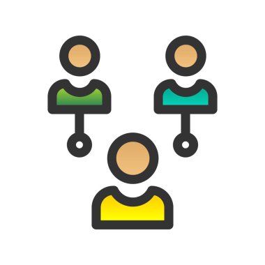 Donör Doldurulmuş Gradyan Vektör Simgesi Tasarımı