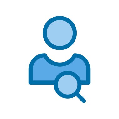 Hedef Dolu Mavi Vektör Simgesi Tasarımı