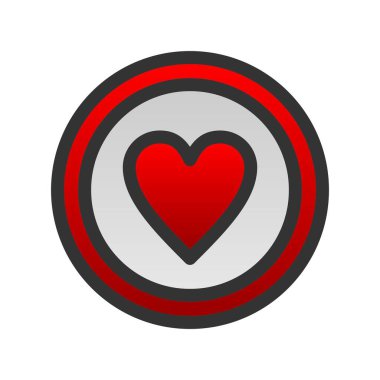 Doldurulmuş Gradyan Vektör Simgesi Tasarımı Gibi