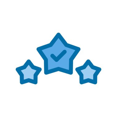 Kalite Kontrolü Mavi Vektör Simgesi Tasarımı