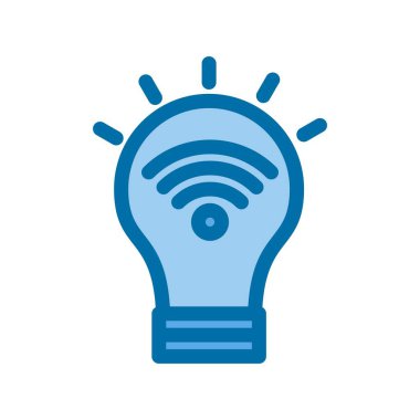 Mavi Vektör Simgesi Tasarımı