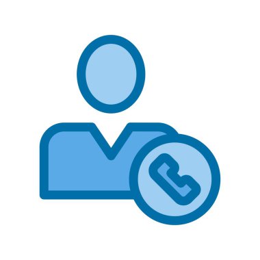 Mavi Vektör Simgesi Tasarımı