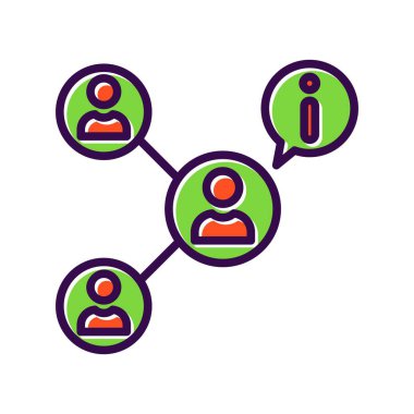 Ağ Doldurulmuş Vektör Simgesi Tasarımı